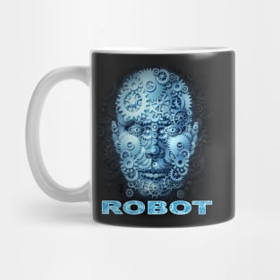 Robot Made Out of Gears Mug